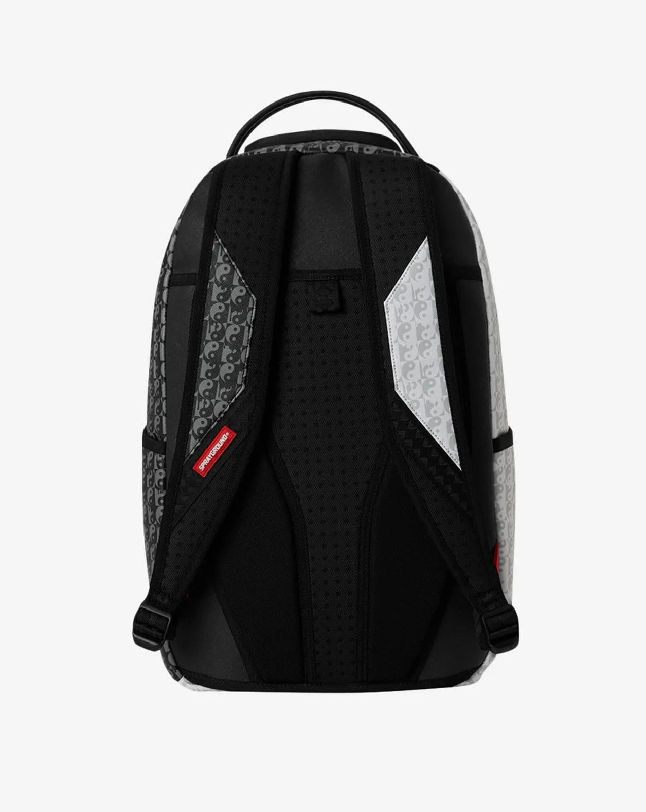 Sprayground Ying Yang Backpack Unisex Black Graphic Adjustable Strap SPR260 (Black,One Size)