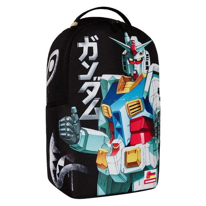 Sprayground Gundam Grunge Backpack Unisex Multicolor Adjustable Strap Bag SPR57 (Multicolor,One Size)