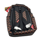 Sprayground Backpack Unisex Brown Mickey Mouse Graphic Shoulder Strap Bag SPR275 (Brown,One Size)