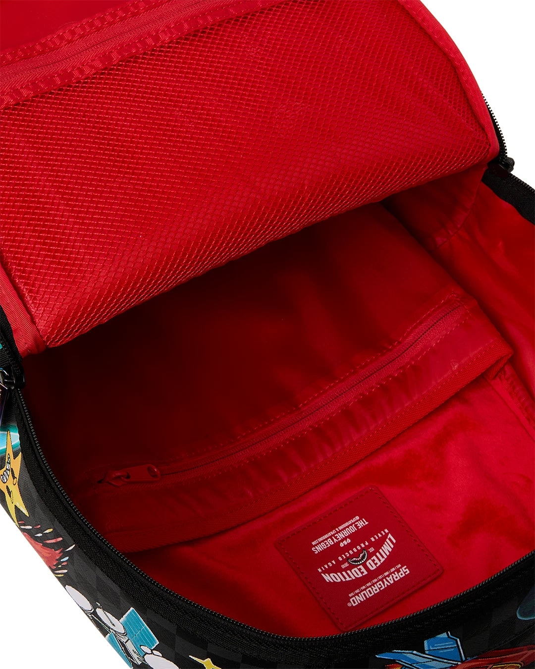 Sprayground Space Warped RMX DLXSV Backpack Unisex Graphic Top Handle Bag SPR247 (Multicolor,One Size)
