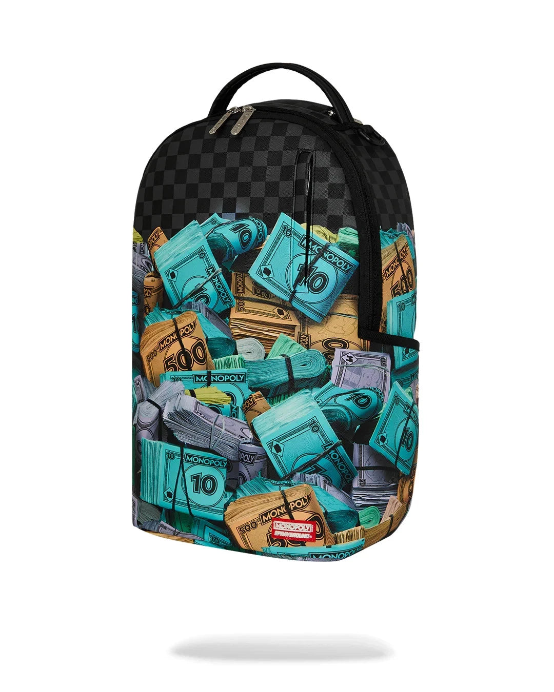 Sprayground Monopoly Money Stacks DLXSV Backpack Unisex Multi Top Handle SPR242 (Multicolor,One Size)